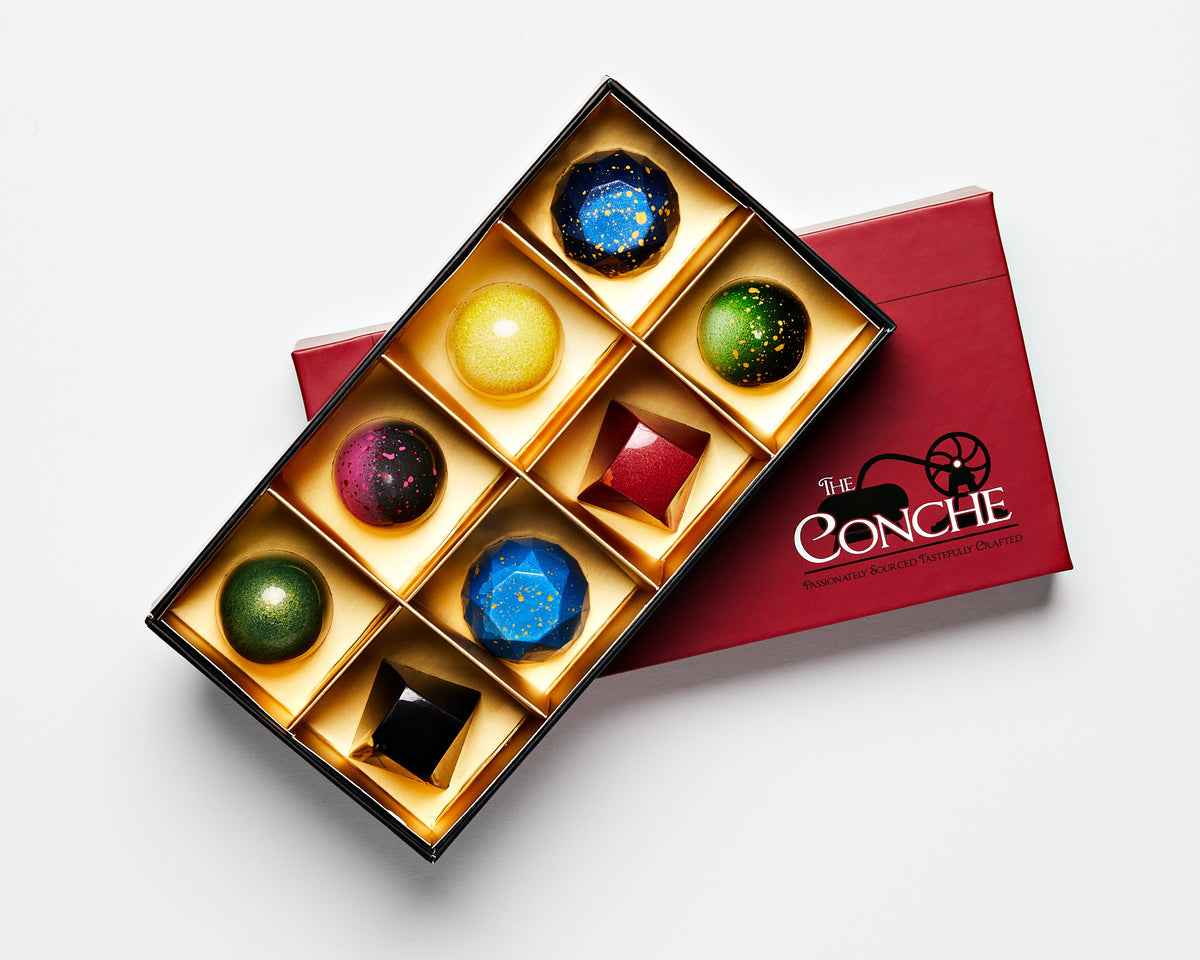 8 Piece Molded Signature Chocolate Box – The Conche Chocolate