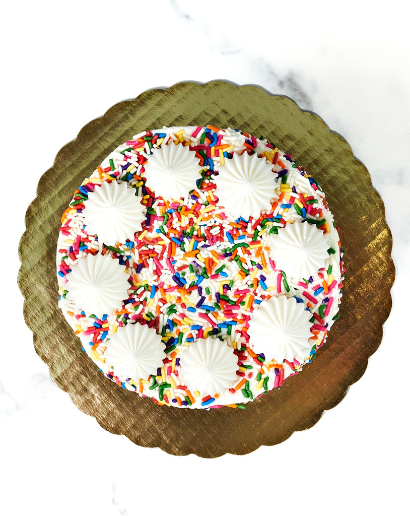 The Conche Studio Sprinkle Birthday Cake Top View